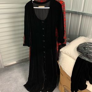 Velvet dress Christian Dior